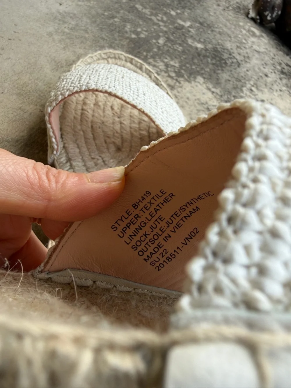 J. Crew Ivory Braided‎ Raffia Espadrille Slide Sandals Sz-10.   Y